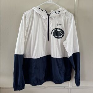 Nike Penn State Nittany Lions Pullover 1/4 Zip Windbreaker Women’s Large
